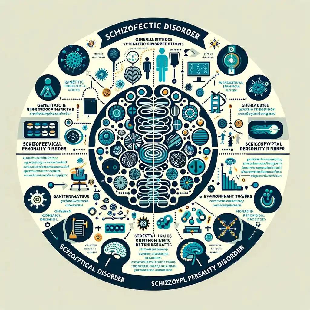 Schizoaffective Disorder vs Schizotypal: Causes and Risk Factors