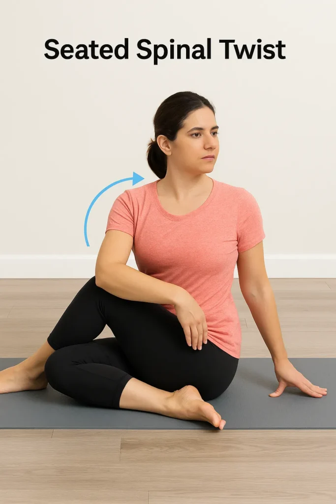 seated spinal twist