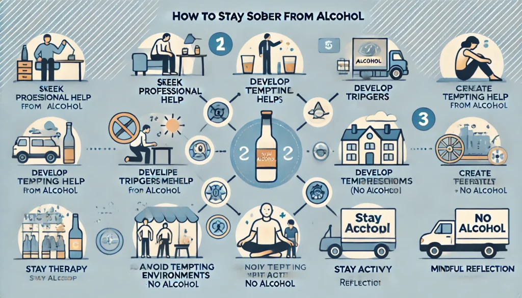 How to stay sober from alcohol